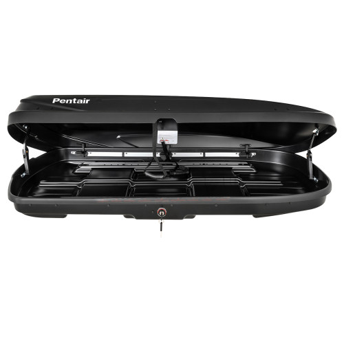 Бокс автомобильный на крышу Pentair RESORT 290 л черный глянец, двусторонний