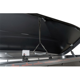 Бокс автомобильный на крышу Pentair RESORT 290 л черный глянец, двусторонний