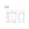 Холодильник автомобильный ALPICOOL C-75 75 л 12/24 В