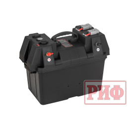 Бокс аккумуляторный 2xUSB, 1x12В, вольтметр с индикацией (424х251х306 мм)