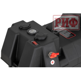 Бокс аккумуляторный 2xUSB, 1x12В, вольтметр с индикацией (424х251х306 мм)