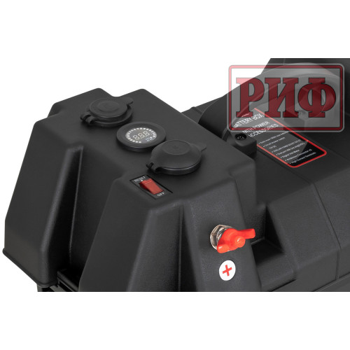 Бокс аккумуляторный 2xUSB, 1x12В, вольтметр с индикацией (424х251х306 мм)