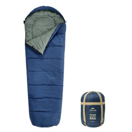 Мешок спальный Naturehike Mummy MJ300, 205х75 см, (левый) (ТК: +4C), синий