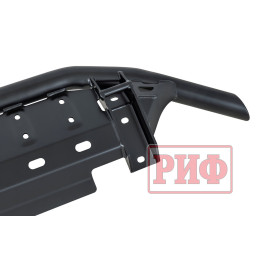 Бампер РИФ силовой передний Toyota Land Cruiser Prado 120 c защитой радиатора