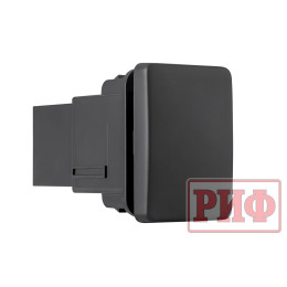 Кнопка ВКЛ/ВЫКЛ, голубой, TOYOTA 32x22 (под гравировку)