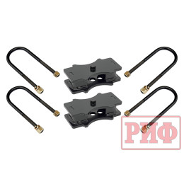 Комплект стремянок и проставок РИФ для лифта рессор на 30 мм VW Amarok