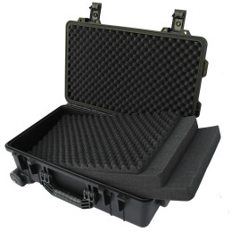 Кейс защитный ударопрочный РИФ 530х355х255 мм на колесах с телескопической ручкой IP67