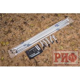 Маркиза автомобильная РИФ комбинированная (прямоугольная с веерной частью) 2,0х2,0 м (левая)