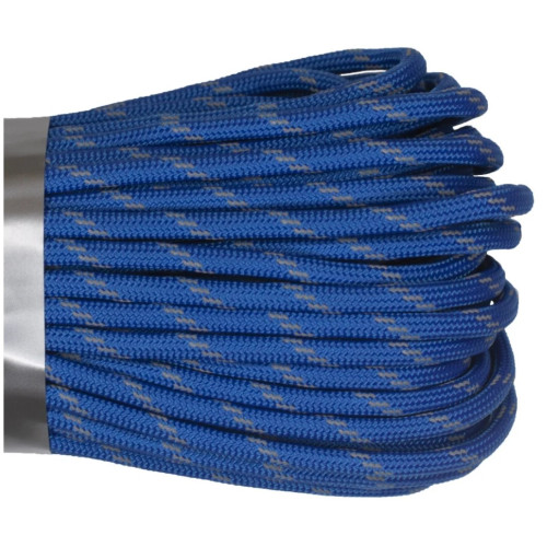 Паракорд 550 CORD nylon 30м световозвращающий (blue)