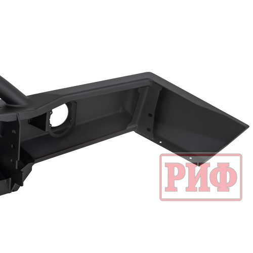 Бампер РИФ силовой передний JAC T6, SOLLERS ST6 под штатные фары, с центральной защитной дугой, стандарт