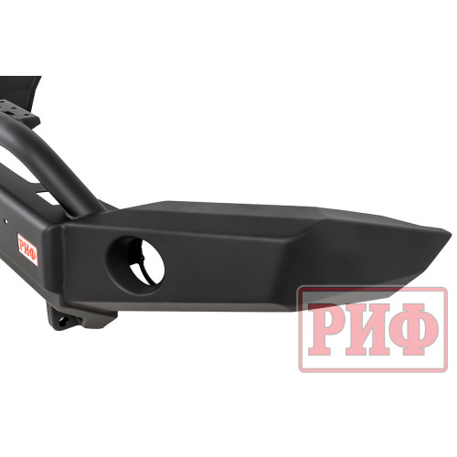 Бампер РИФ силовой передний JAC T6, SOLLERS ST6 под штатные фары, с центральной защитной дугой, стандарт