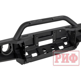 Бампер РИФ силовой передний JAC T6, SOLLERS ST6 под штатные фары, с центральной защитной дугой, стандарт