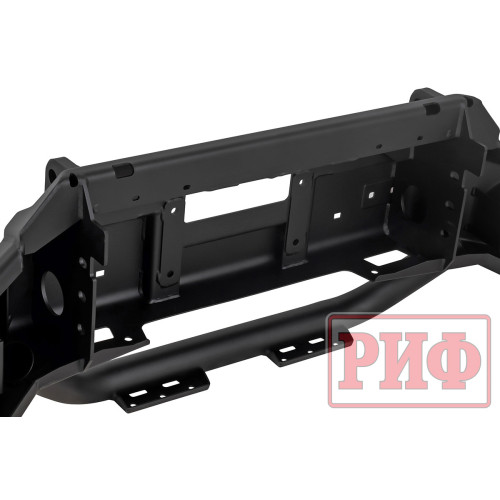 Бампер РИФ силовой передний JAC T6, SOLLERS ST6 под штатные фары, с центральной защитной дугой, стандарт