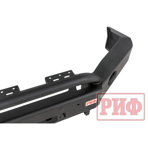 Бампер РИФ силовой передний JAC T6, SOLLERS ST6 под штатные фары, с центральной защитной дугой, стандарт