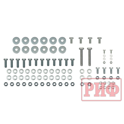 Бампер РИФ силовой передний JAC T6, SOLLERS ST6 под штатные фары, с центральной защитной дугой, стандарт
