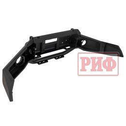 Бампер РИФ силовой передний JAC T6, SOLLERS ST6 под штатные фары, с центральной защитной дугой, стандарт