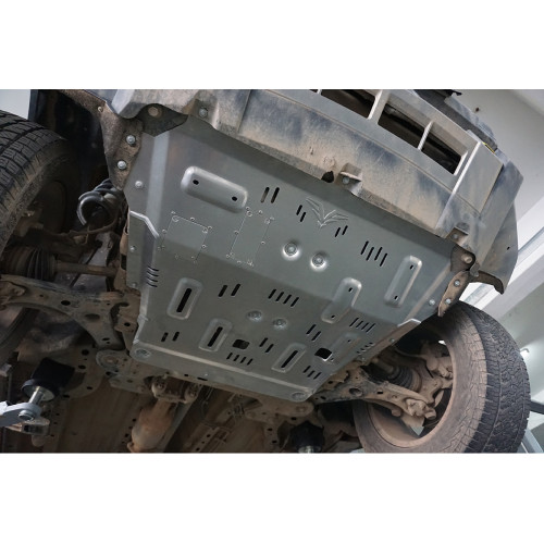 Защита Falcon радиатора и картера для Jetour T2, алюм. 8 мм