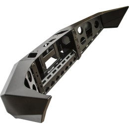 Бампер РИФ силовой передний Nissan Navara D40/Pathfinder R51 (2004-2009) с доп. фарами без защитной дуги 