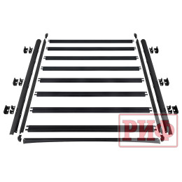 Багажник экспедиционный (платформа) алюминиевый РИФ 1600x2650 мм для ГАЗ Соболь NN с вставкой RIF008-16572 (2 места)