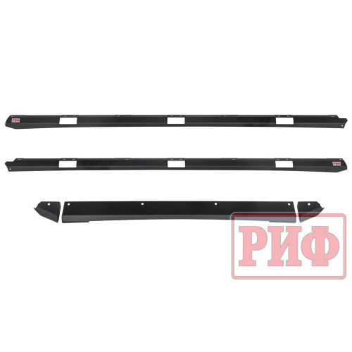 Багажник экспедиционный (платформа) алюминиевый РИФ 1350x1690 мм для Jeep Wrangler JL 2018+ (с крепежом)