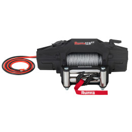 Лебёдка автомобильная электрическая 12V Runva EWXT12000F 5443 кг стальной трос