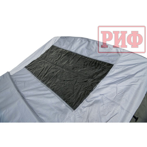 Палатка на крышу автомобиля РИФ Soft RT02-120, тент серый, 400 гр., 120х240х115