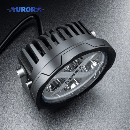 Светодиодные фара рабочего света AURORA 102 мм 40W c RGB подсветкой (комплект 2 шт)