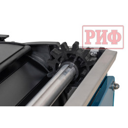 Крышка кузова РИФ для JAC T9, роллета раздвижная с электроприводом 1580х1620 мм, алюминиевая, черная