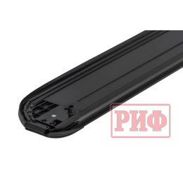 Крышка кузова РИФ для JAC T9, роллета раздвижная с электроприводом 1580х1620 мм, алюминиевая, черная