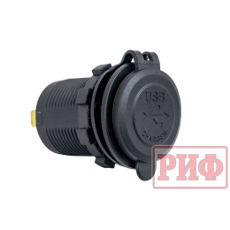 Розетка USB 2 QC 3.0  34x37х54
