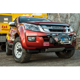 Фаркоп РИФ передний (переходник) для съёмной лебедки в штатный бампер Isuzu D-MAX (2012-2020)