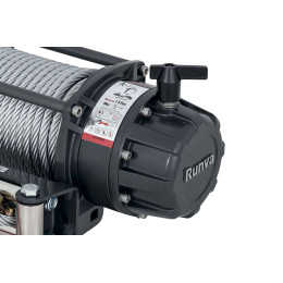 Лебёдка автомобильная электрическая 12V Runva 18000 lbs влагозащищенная, стальной трос