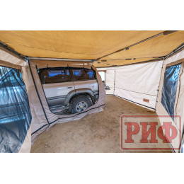 Стенки для комбинированной (прямоугольной с веерной частью) маркизы 2,5х2,5 м левые