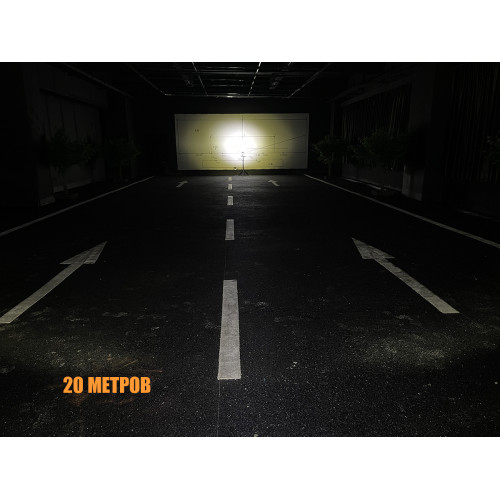 Светодиодная фара дальнего света РИФ 564 мм 80W LED