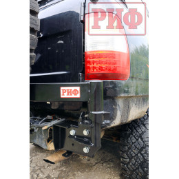 Калитка РИФ с фаркопом в штатный задний бампер Toyota Land Cruiser 105