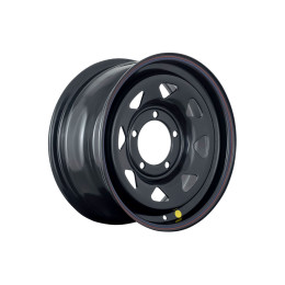 Диск усиленный УАЗ стальной черный 5x139,7 8xR16 d110 ET+20 (треуг. мелкий) (уценка)