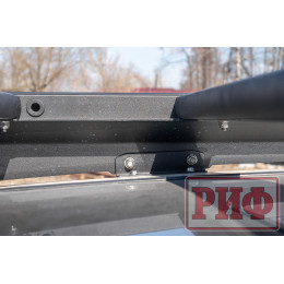 Багажник экспедиционный (платформа) алюминиевый РИФ 1150x2080 мм для Mitsubishi Pajero IV (с крепежом)