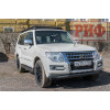 Багажник экспедиционный (платформа) алюминиевый РИФ 1150x2080 мм для Mitsubishi Pajero IV (с крепежом)