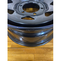 Диск усиленный Тойота Ниссан стальной черный 6x139,7 7xR16 d110 ET+30 (треуг. мелкий)(уценка)