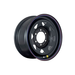 Диск усиленный Тойота Ниссан стальной черный 6x139,7 7xR16 d110 ET+30 (треуг. мелкий)(уценка)