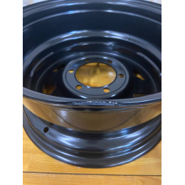 Диск усиленный Тойота Ниссан стальной черный 6x139,7 7xR16 d110 ET+30 (треуг. мелкий)(уценка)