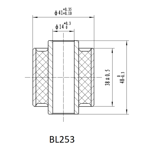 Втулка амортизатора РИФ SA253 (с маркировкой 1)