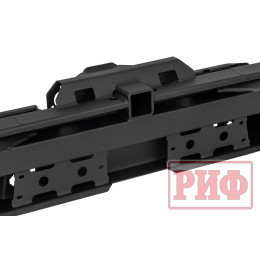 Бампер РИФ силовой задний JAC T8, SOLLERS ST8 с квадратом под фаркоп и фонарями