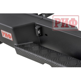 Бампер РИФ силовой задний JAC T8, SOLLERS ST8 с квадратом под фаркоп и фонарями