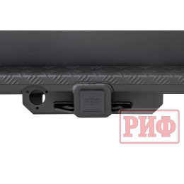 Бампер РИФ силовой задний JAC T8, SOLLERS ST8 с квадратом под фаркоп и фонарями