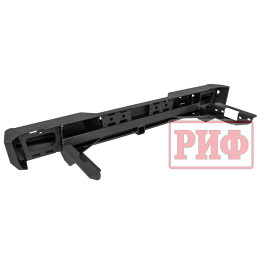 Бампер РИФ силовой задний JAC T8, SOLLERS ST8 с квадратом под фаркоп и фонарями