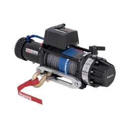 Лебёдка электрическая 12V Runva 9500 lbs 4350 кг высокоскоростная, влагозащищенная, синтетический трос