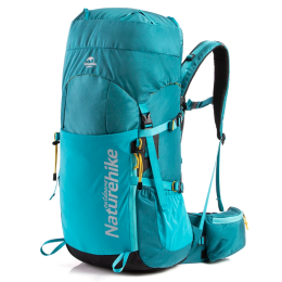 Рюкзак туристический Naturehike 45L, голубой