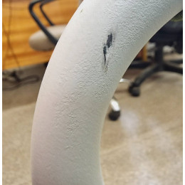 Кресло директорское HELIOS с поворотной спинкой (серый/зеленый), 62х52х47 см, дл 120 кг. (уценка)