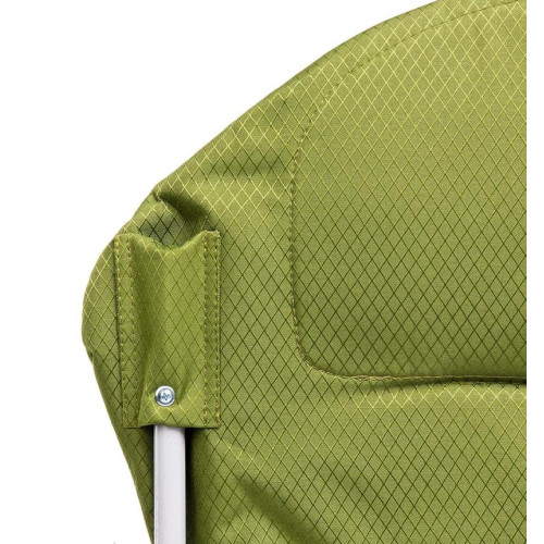 Кресло складное HELIOS зеленый/темно-зеленый ромб, до 100 кг